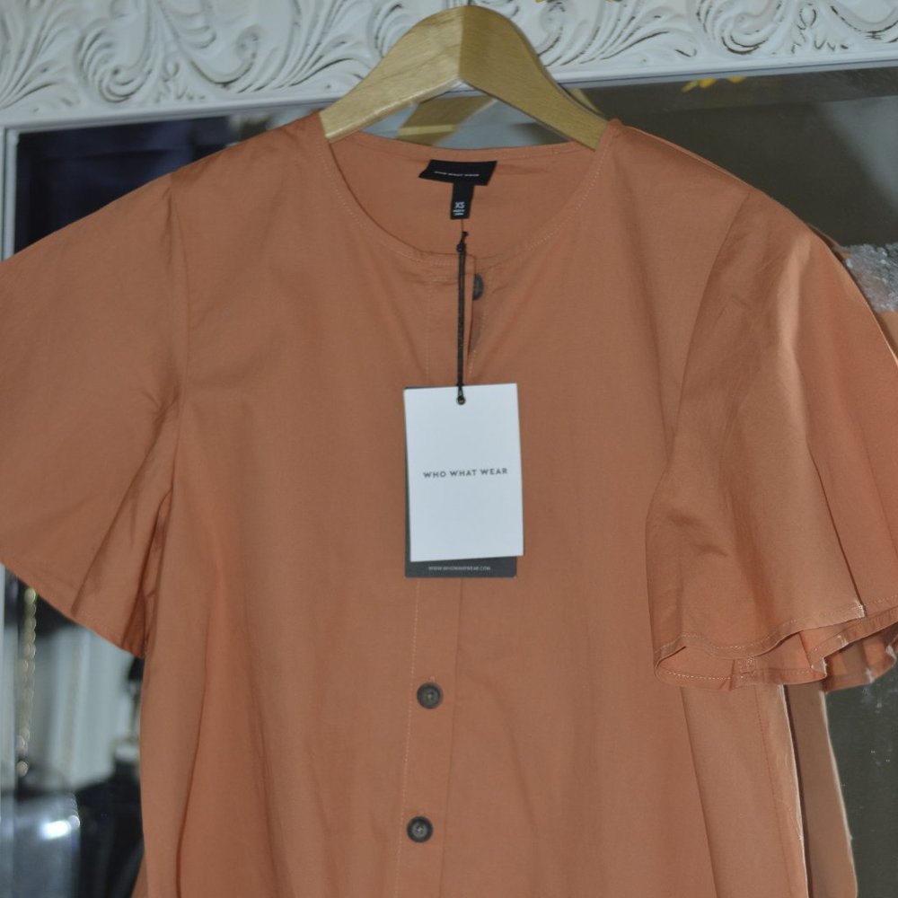 Who What Wear Camel Blouse